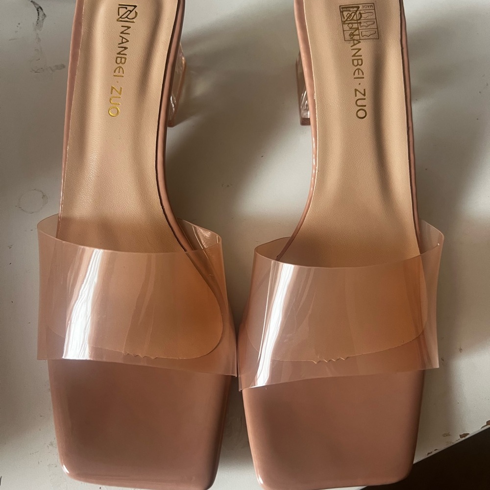 Source Unknown Nude Pink Heels
